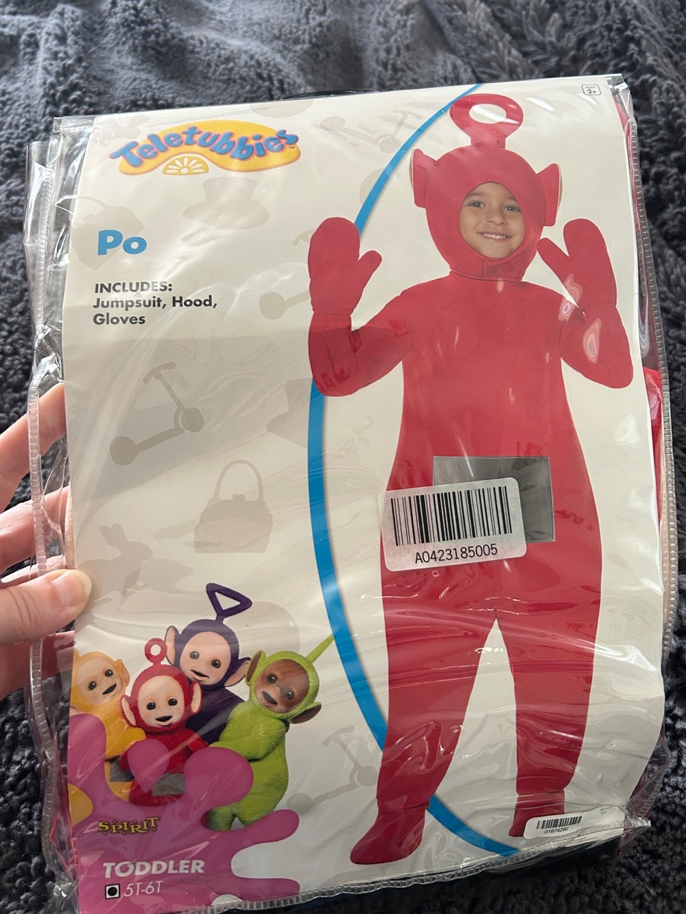 Spirit Teletubbies Po Toddler Costume in Bright Red